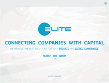 Tablet Screenshot of elite-group.com